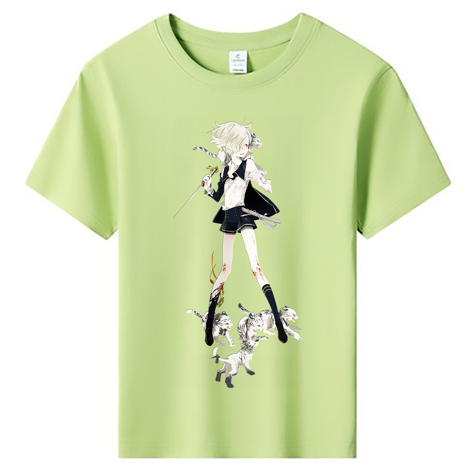 （画像用） 刀剣乱舞 Touken Ranbu 綿100％キッズTシャツ（フロントプリント）